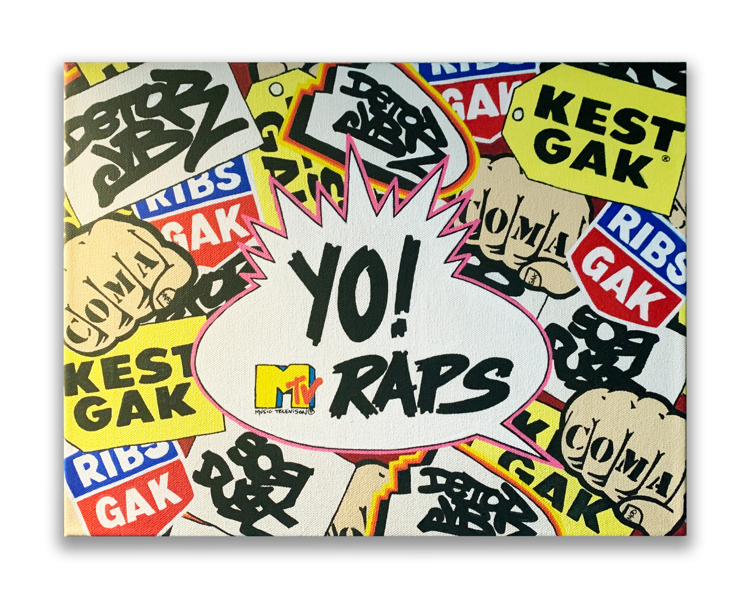 Yo! MTV Raps Detor VB
12" x 16"
$250