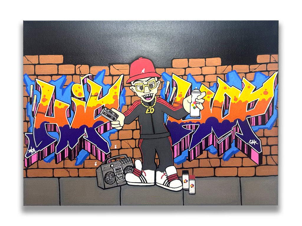 Street B-boy Writes Erko VCA
12" x 16"
$100